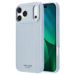 Kate Spade Prints (MagSafe) Case เคส iPhone 18 Pro / 17 Pro – Faux Stripe Diamond Blue - Image 7