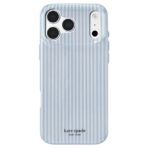 Kate Spade Prints (MagSafe) Case เคส iPhone 18 Pro / 17 Pro – Faux Stripe Diamond Blue