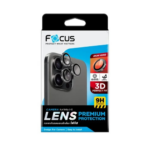 (มีพร้องส่ง) Focus Camera Lens Premium Protection กระจกกันรอยเลนส์กล้อง iPhone 18 Pro Max / 18 Pro - Blue