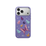 LAUT Twine Edge Case เคส iPhone 18 Pro - Lilac Butterfly [Pre-Order]