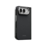 Pitaka Edge Case เคสฝาหลัง iPhone 18 Duo – Black/Grey(Twill) [Pre-Order] - Image 2
