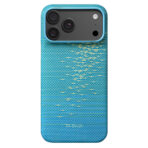 Pitaka Edge  Glints of Gold Case เคส iPhone 18 Pro Max - Lucid Blue [Pre-Order] - Image 3