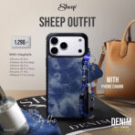 Sheep Outfit Denim Magsafe Case เคส  iPhone 18 Pro/ iPhone 17 Pro - Denim Sky Blue [Pre-Order]