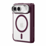 ESR Classic Hybrid Stash Stand (Camera Control) Case เคส iPhone Duo - Deep Burgundy [Pre-Order]