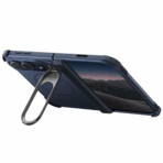 ESR Cyber Tough Stash Stand (Camera Control) Case เคส iPhone Duo – Navy Blue [Pre-Order] - Image 2