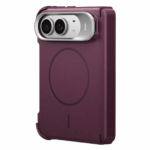 ESR Cyber Tough Stash Stand (Camera Control) Case เคส iPhone Duo – Deep Burgundy [Pre-Order]