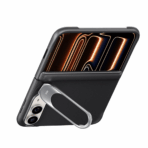 ESR Leather Stash Stand (Camera Control) Csae เคส iPhone Duo - Black [Pre-Order] - Image 2