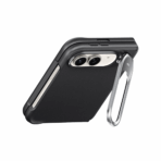 ESR Leather Stash Stand (Camera Control) Csae เคส iPhone Duo - Black [Pre-Order] - Image 4