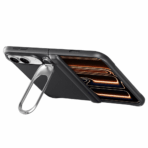 ESR Leather Stash Stand (Camera Control) Csae เคส iPhone Duo - Black [Pre-Order] - Image 3