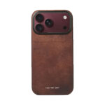 GRAMS(28) 121 MagSafe Leather (Snowflake Leather) เคส iPhone 18 Pro Max / 17 Pro Max - Tabacco [Pre-Order]