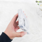 (มีพร้อมส่ง) Gizmo Defense Magnetic Rotate Stand Case เคส iPhone Duo - Clear/Silver - Image 8