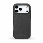 MINTAPPLE Top Grain Leather Case เคส iPhone 18 Pro / 17 Pro – Black [Pre-Order]