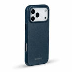 MINTAPPLE Top Grain Leather Case เคส iPhone 18 Pro / 17 Pro – Bluette [Pre-Order] - Image 2