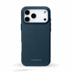 MINTAPPLE Top Grain Leather Case เคส iPhone 18 Pro / 17 Pro – Bluette [Pre-Order]