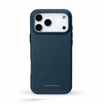 MINTAPPLE Top Grain Leather Case เคส iPhone 18 Pro / 17 Pro – Bluette [Pre-Order]