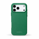 MINTAPPLE Top Grain Leather Case เคส iPhone 18 Pro / 17 Pro – British Green [Pre-Order]