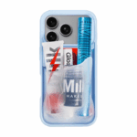 Ninja Labs Flex Pouch®Case เคส iPhone 18 Pro / 17 Pro – Baby Blue Clear [Pre-Order]