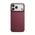 [มีพร้อมส่ง] Pitaka Edge Case เคส iPhone 18 Pro Max / 17 Pro Max - Argyle Burgundy