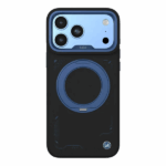Kajsa GeoRing Collection (Circuit) Case เคส iPhone 18 Pro Max / 17 Pro Max – Black Blue Dual [Pre-Order]