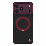 Kajsa GeoRing Collection (Circuit) Case เคส iPhone 18 Pro Max / 17 Pro Max – Black Cherry Dual [Pre-Order]