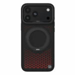 kajsa GeoRing Collection (Mosaic) Case เคส iPhone 18 Pro Max / 17 Pro Max – Carbon Black [Pre-Order]